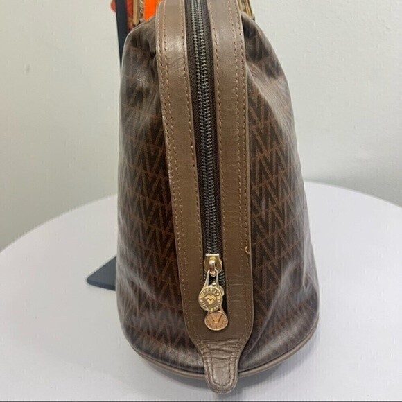 Mario Valentino Brown Satchel Bag - Picture 8 of 16